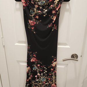 Roberto Cavalli floral dress.